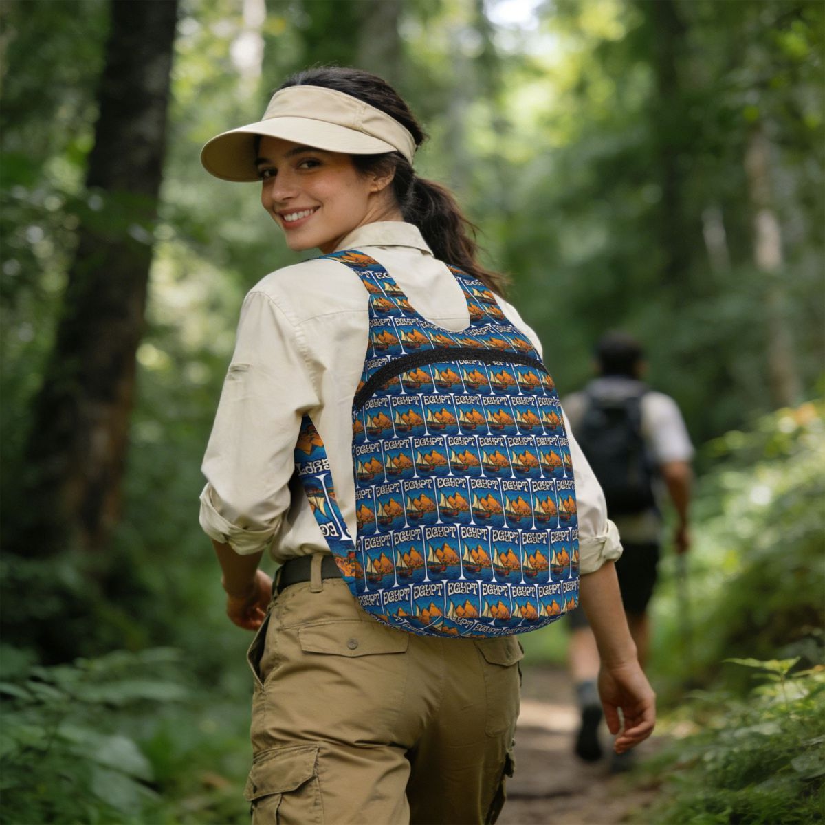 Egypt Piramids Retro Backpack  - Women Bags Egypt ulasan dan harga