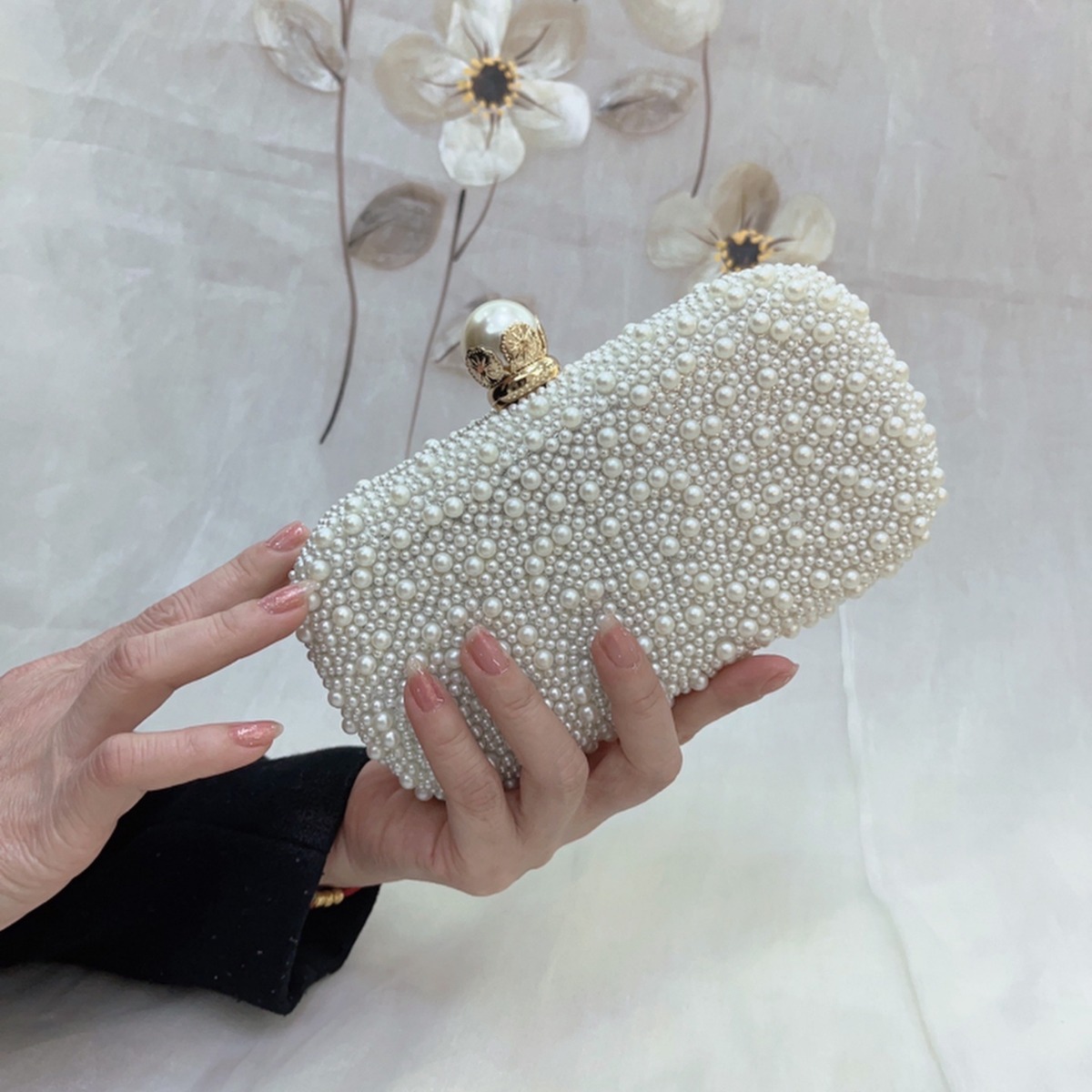 Luxury Wedding Evening Dress B - Evening Bag Beaded ulasan dan harga