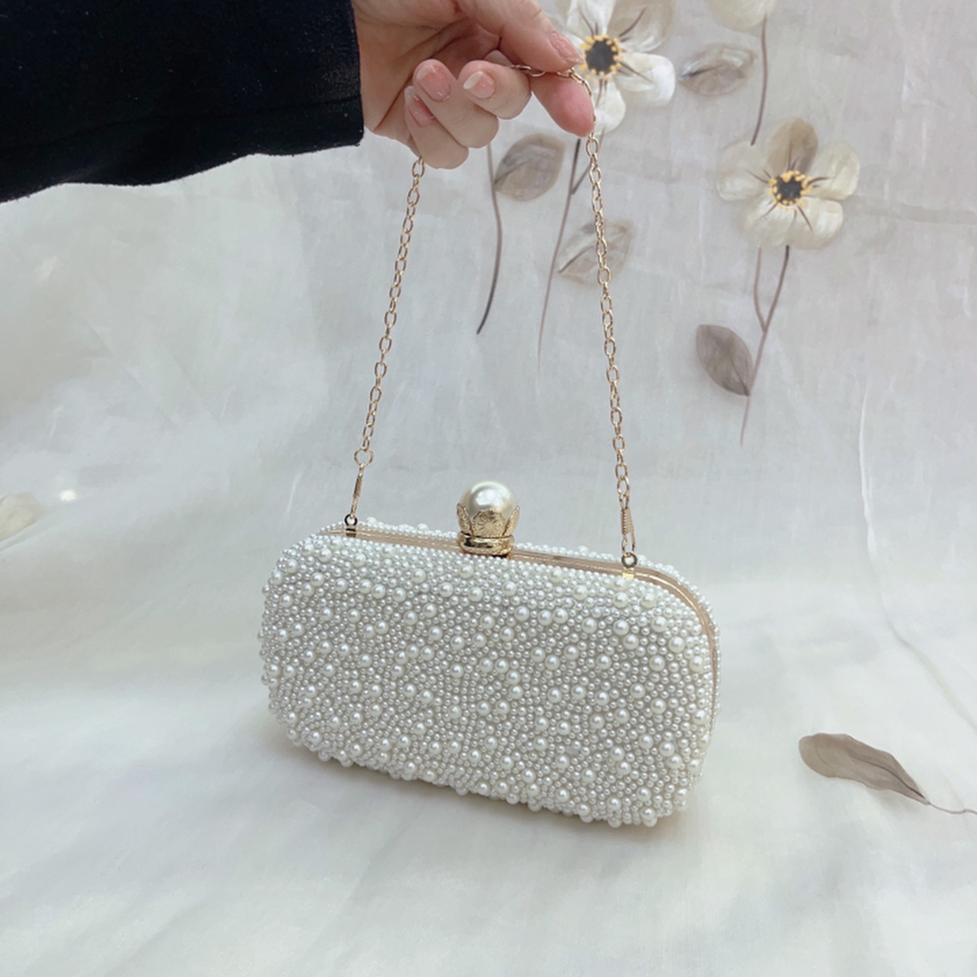 Luxury Wedding Evening Dress B - Evening Bag Beaded ulasan dan harga