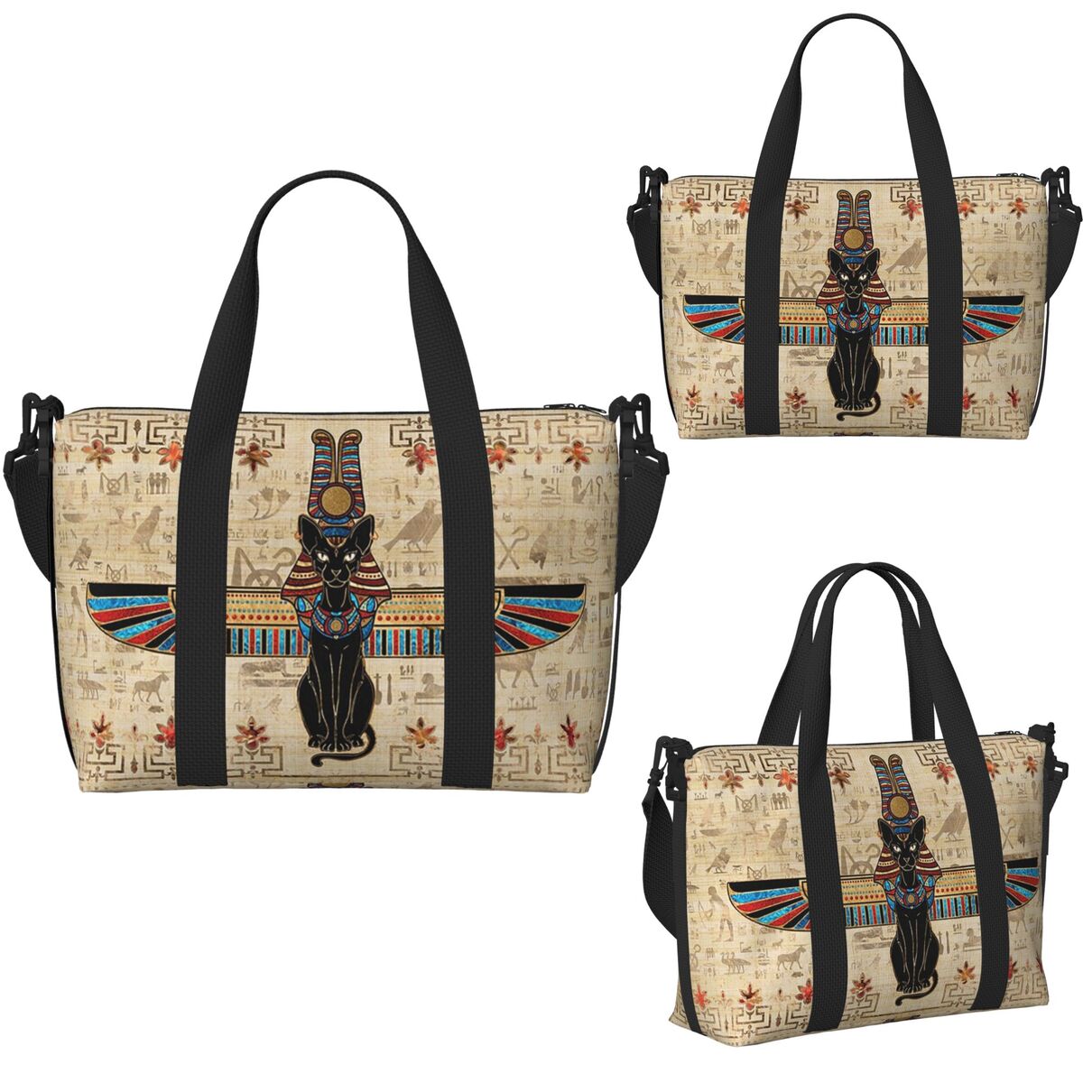Egyptian Cat Egypt Hieroglyphi - Women Bags Egypt ulasan dan harga