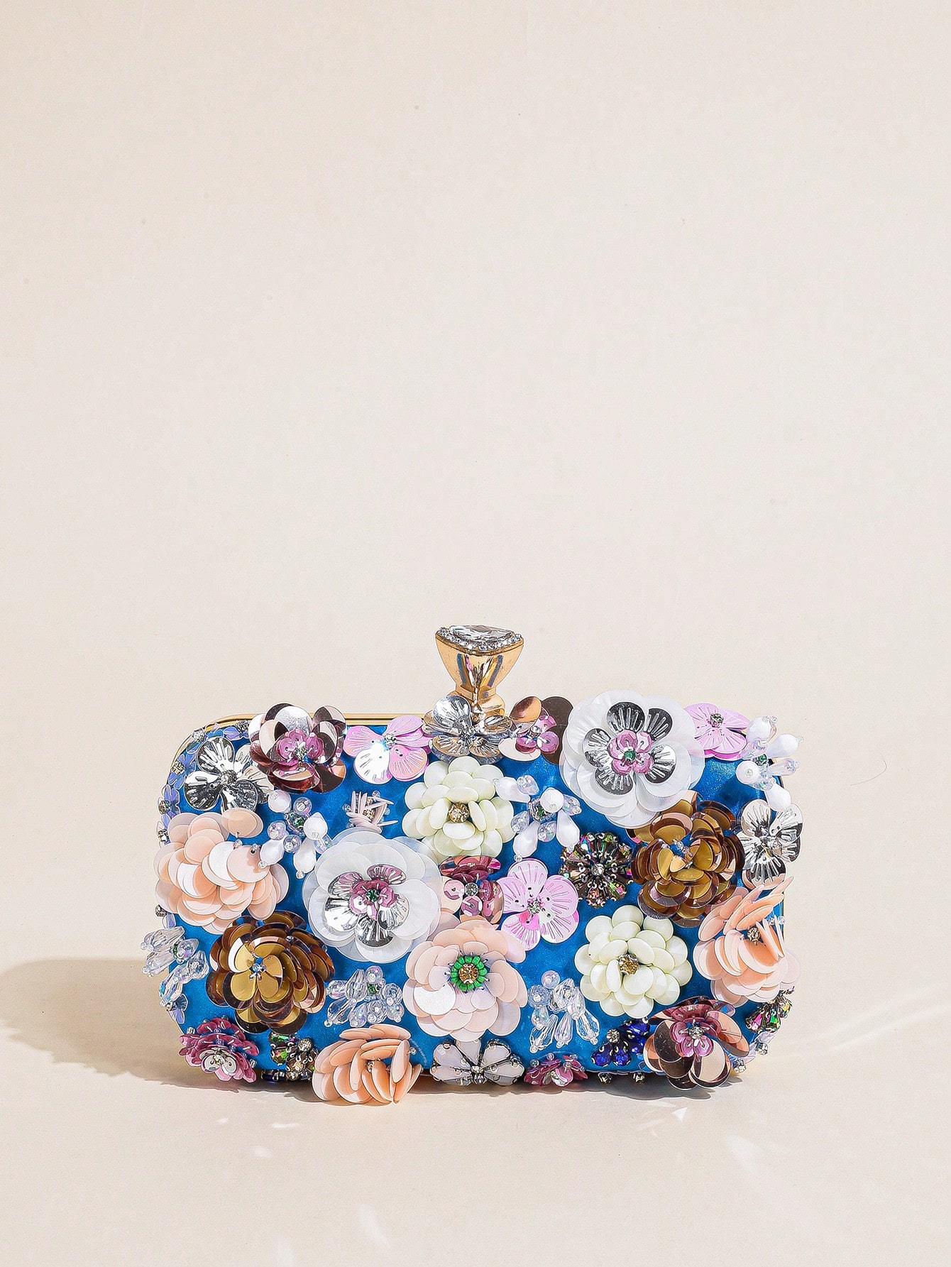 I PC Black Elegant Floral Bead - Evening Bag Beaded ulasan dan harga