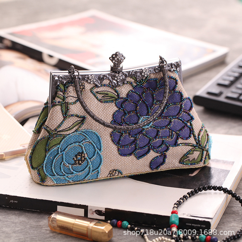 Boutique  Chinese Style Embroi - Evening Bag Beaded ulasan dan harga