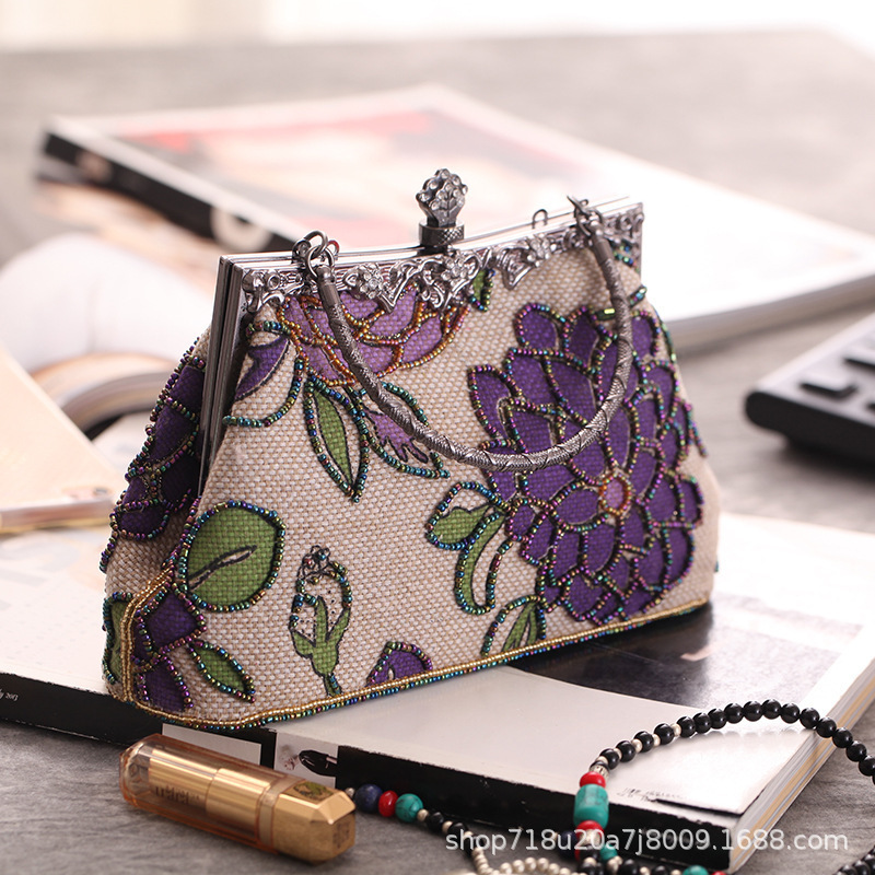 Boutique  Chinese Style Embroi - Evening Bag Beaded ulasan dan harga