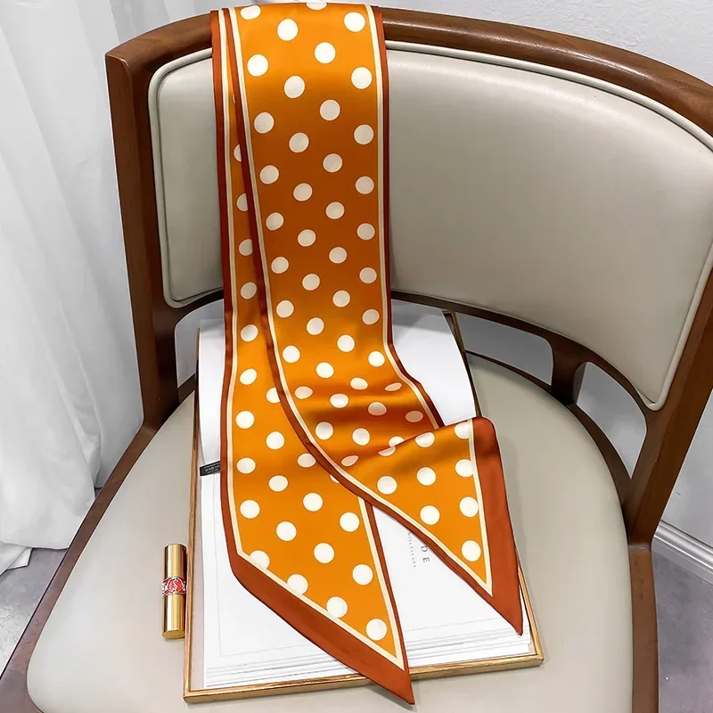 Design Print Skinny Scarf Plai - Women Bags Brands ulasan dan harga