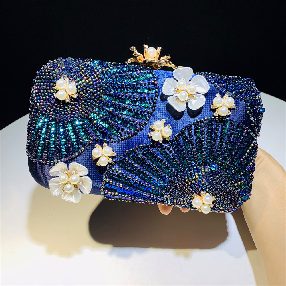 Glitter Sequins Exquisite Clut - Evening Bag Beaded ulasan dan harga