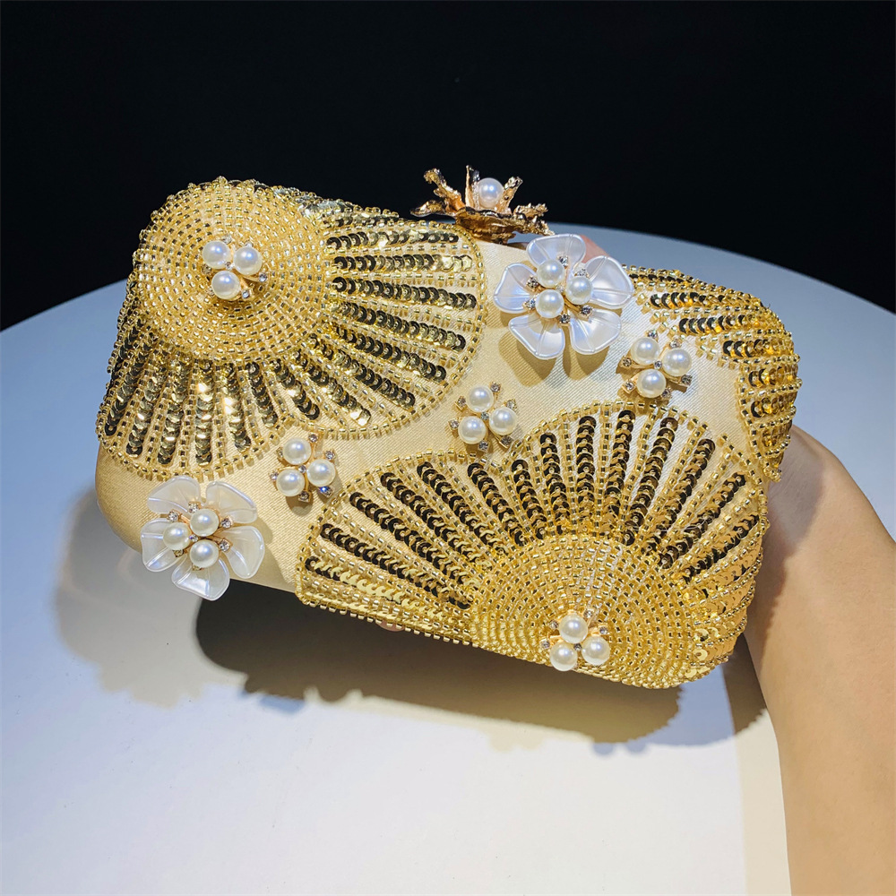 Glitter Sequins Exquisite Clut - Evening Bag Beaded ulasan dan harga