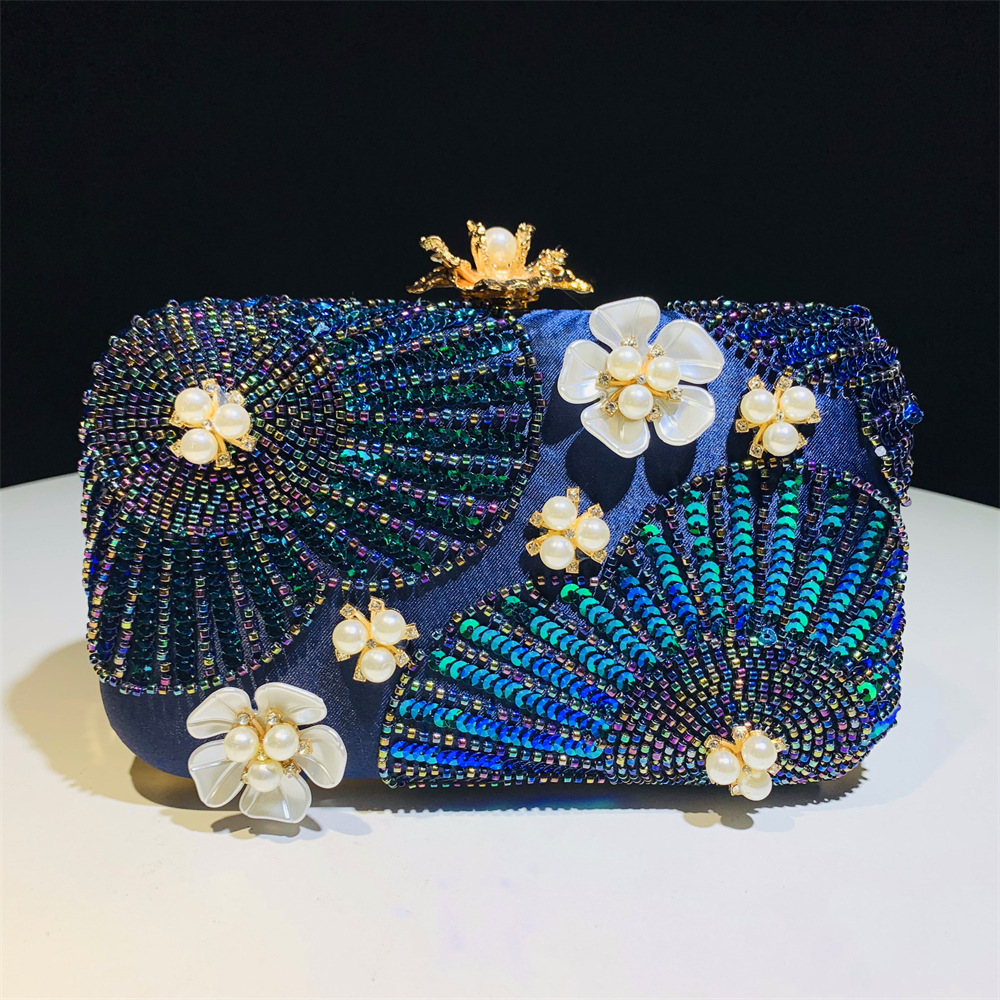 Glitter Sequins Exquisite Clut - Evening Bag Beaded ulasan dan harga