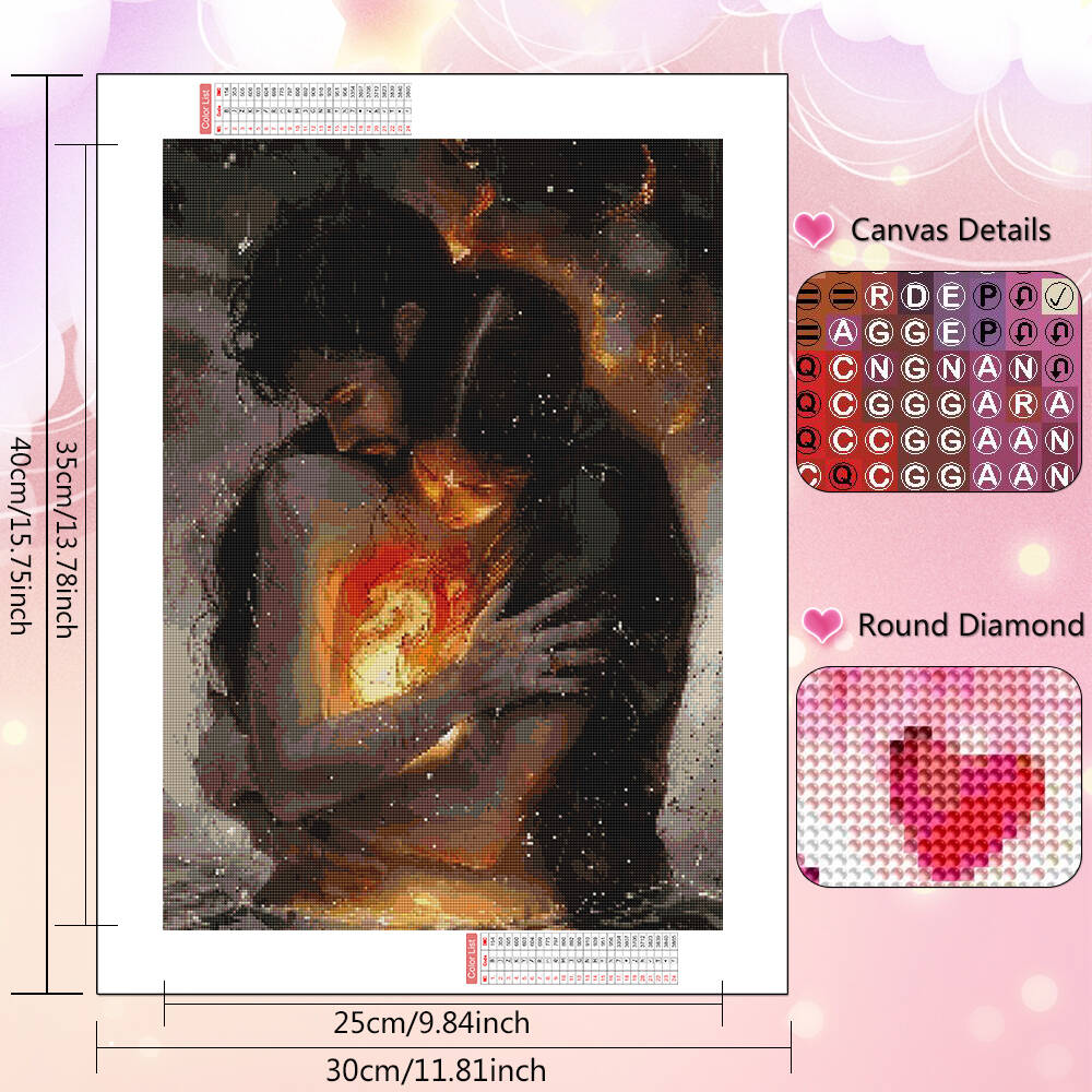 HUACAN Diamond Mosaic Man Wome - Women Bags Pictures ulasan dan harga
