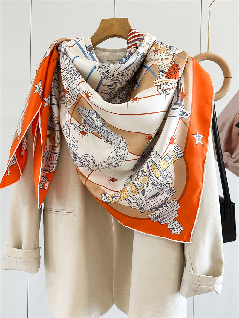 Luxury Brand Scarf Large Silk  - Women Bags Brands ulasan dan harga