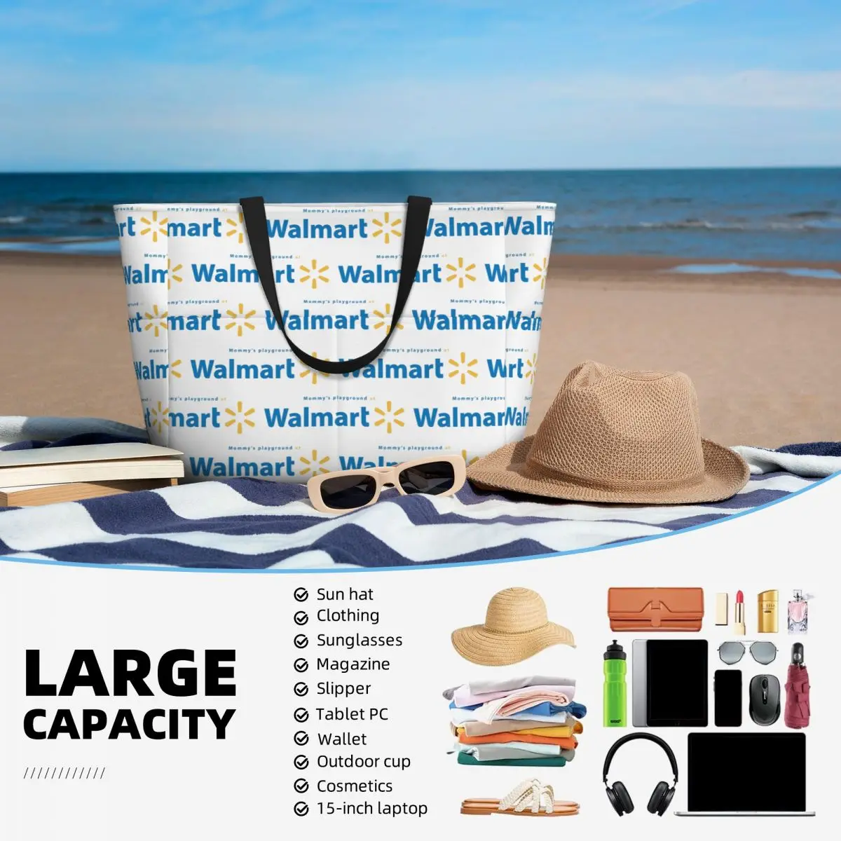 Walmart Beach Tote Bag Sport G - Women Bags Walmart ulasan dan harga