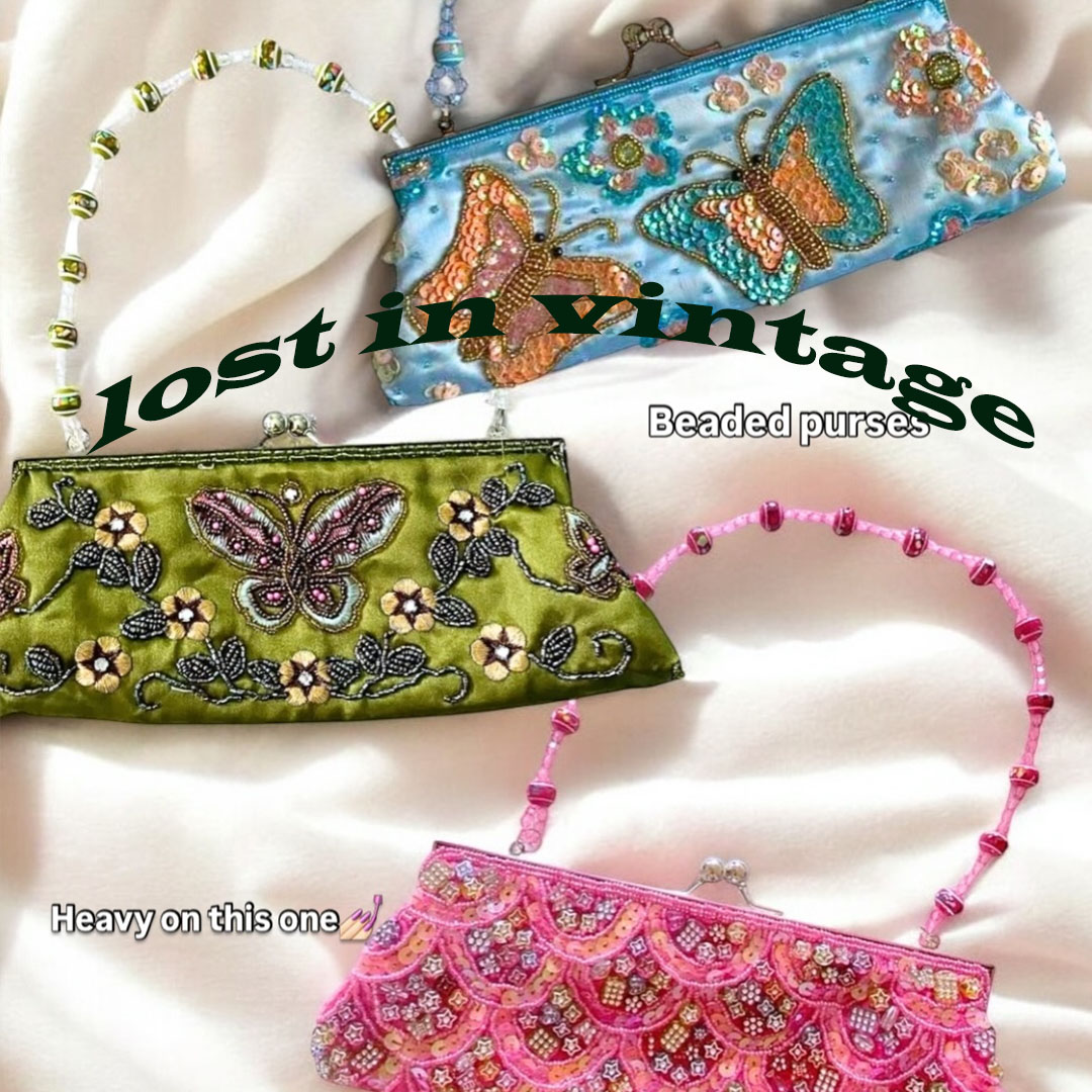 Lost in Vintage Hand-embroider - Evening Bag Beaded ulasan dan harga