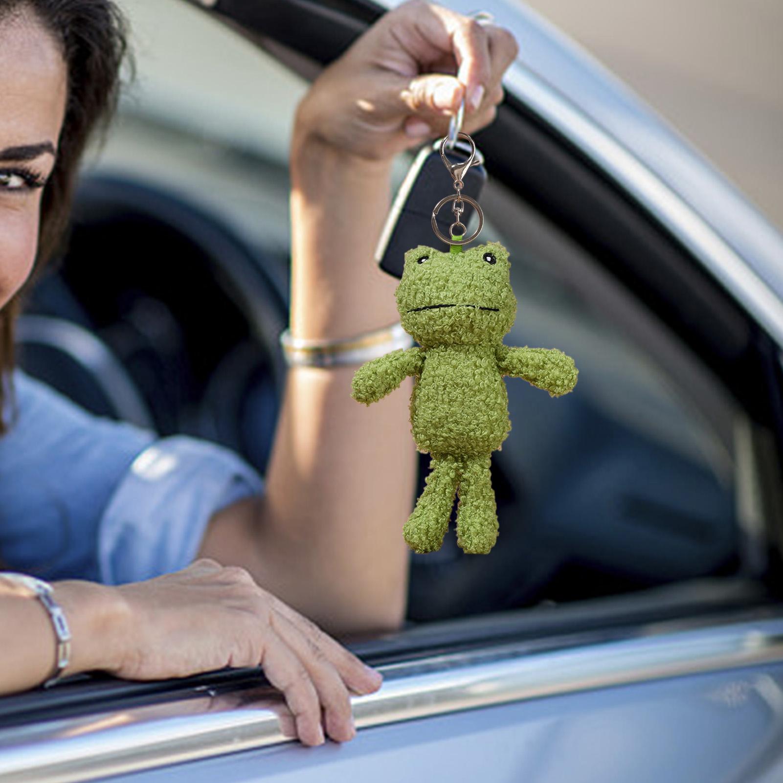 Plush Frog Keychain Bag Charm  - Women'S Bags New Collection ulasan dan harga