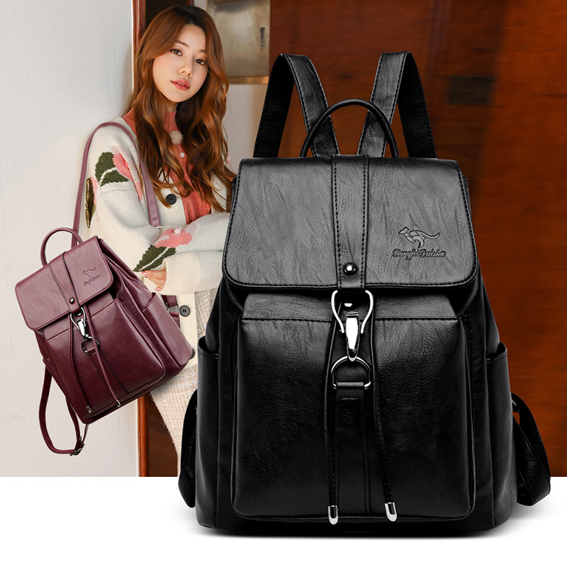 Anti Theft Backpack Women Shou - Women Bags Brands ulasan dan harga