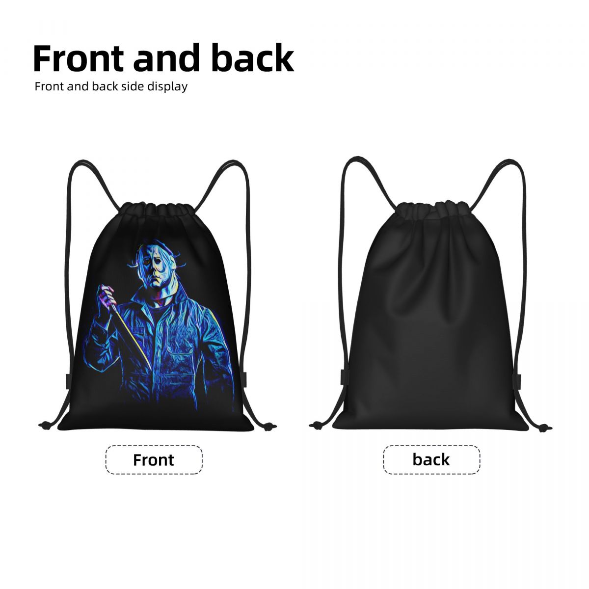 Custom Michael Myers Drawstrin - Women Bags Myer ulasan dan harga