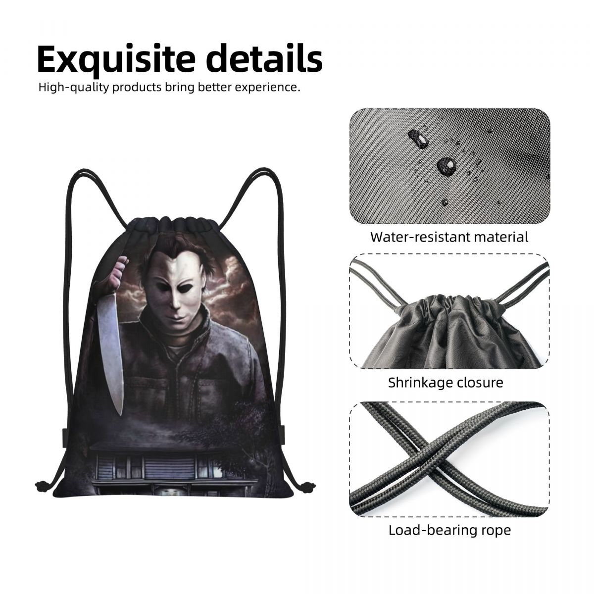 Michael Myers Drawstring Backp - Women Bags Myer ulasan dan harga
