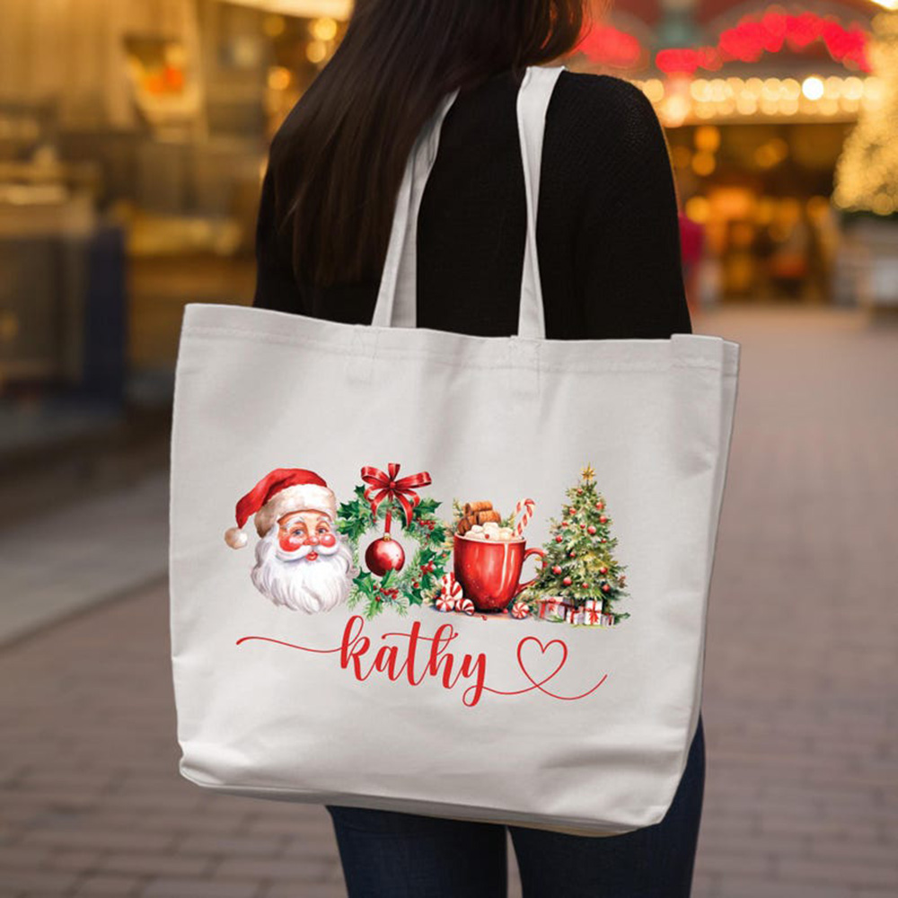 Large Canvas Tote Bag Personal - Women Bags Company ulasan dan harga