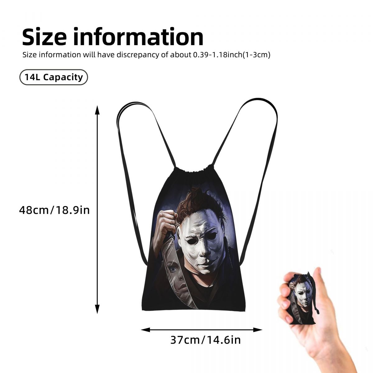 Michael Myers Drawstring Backp - Women Bags Myer ulasan dan harga