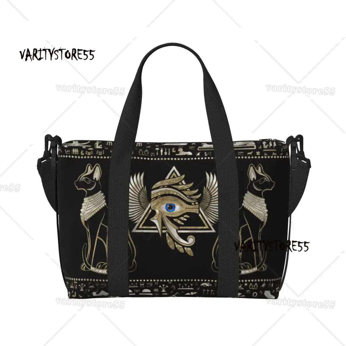 Custom Egyptian Cats And Eye O - Women Bags Egypt ulasan dan harga