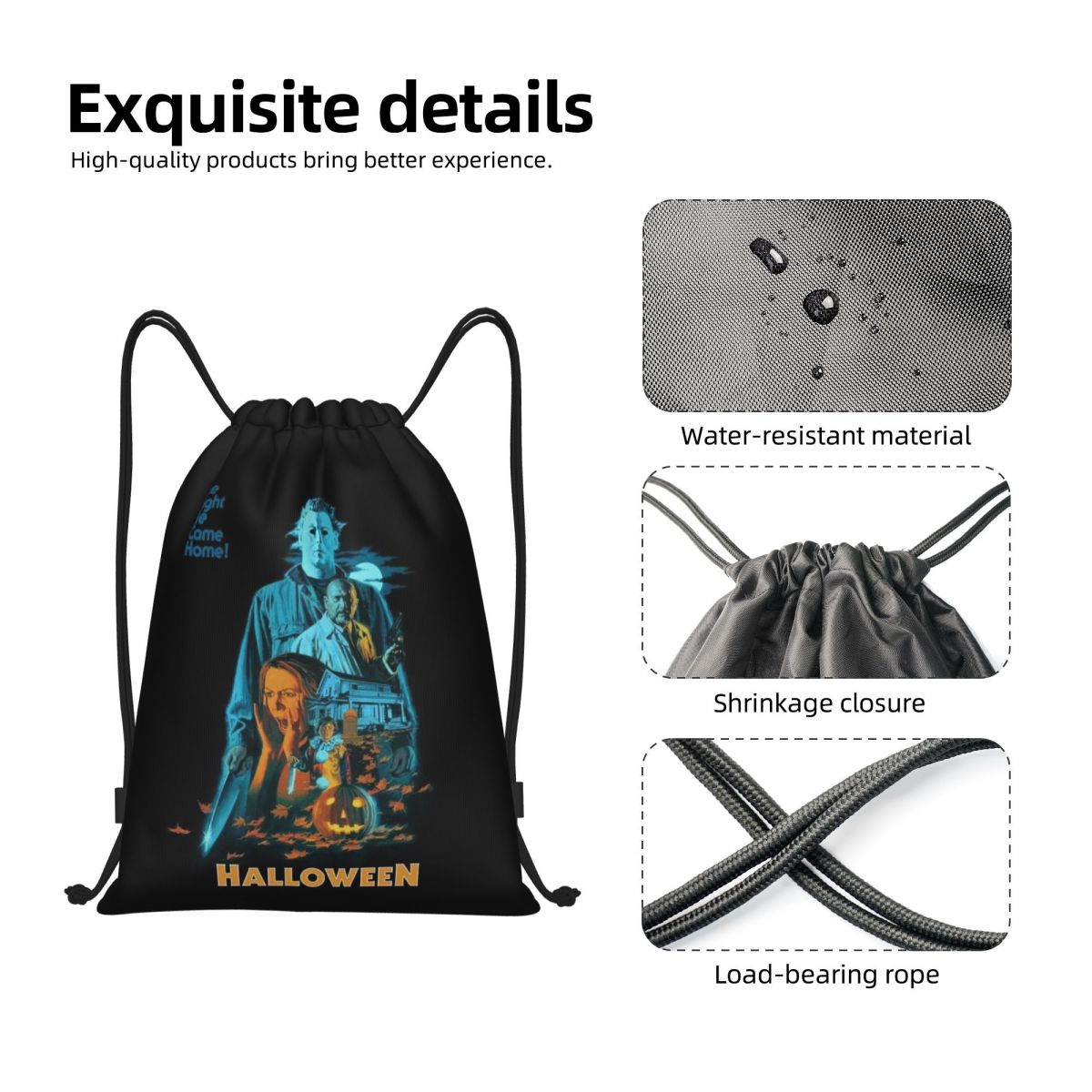 Custom Michael Myers Drawstrin - Women Bags Myer ulasan dan harga